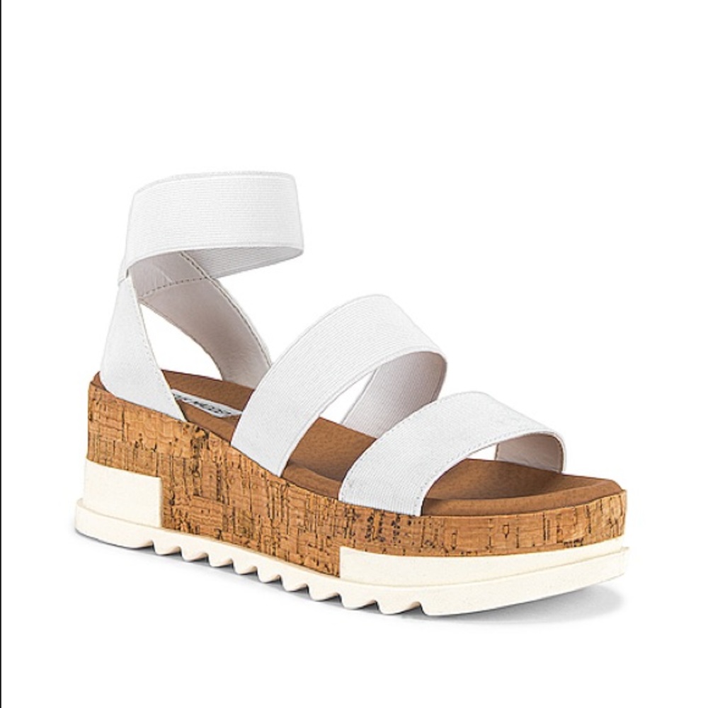 Steve Madden Bandi Stretch-woven Platform Sandals
